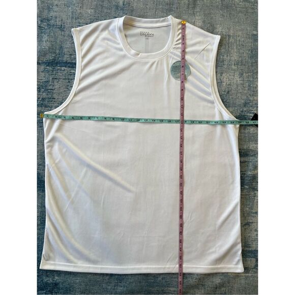 NWT! Galaxy By Harvic White Athletic Tank Top 2XL - Picture 7 of 7